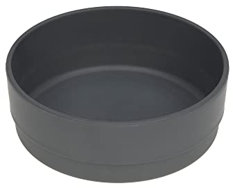 LÄSSIG Tazón para niños Vajilla infantil sin BPA para lavavajillas y microondas/Bowl PP/Cellulose Uni anthracite