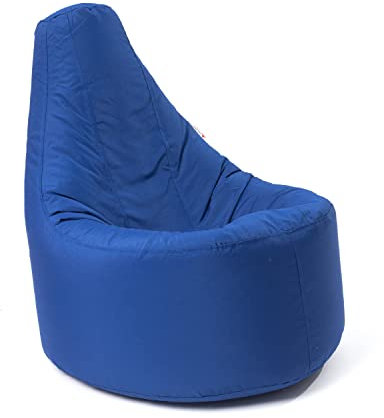 MaxiBean Bean Bag Chair Gaming indoor Outdoor Weather Resistant - Perfect for Home, Garden, Living Room Lounge - Adult, teenager Big Recliner BeanBag Chairs with Filling Beans Included - Navy Blue