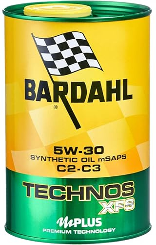 Bardahl - Technos XFS C2-C3 5W30, maximiert die Motorleistung, 100% synthetische Formel, 3 Liter
