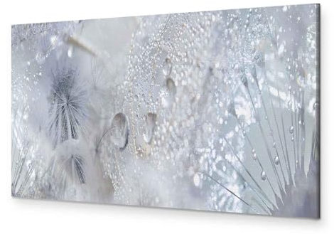 murando - Akustikbild Pusteblume Bilder Akustikschaum Hochleistungsschallabsorber Schallschutz Leinwand 1 tlg Wandbild Raumakustik Schalldämmung Blumen Löwenzahn Natur Vintage