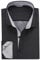 Alex Vando Mens Printed Dress Shirts Long Sleeve Regular Fit Button Down Shirt,Black,XL