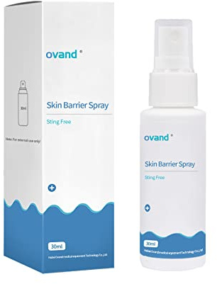No Sting Ostomy Barrier Spray - Skin Barrier Film for Sensitive Skin - Skin Barrier for Protection Around Stomas and Wounds