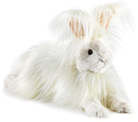 Folkmanis Angora Hase Handpuppe, Weiß