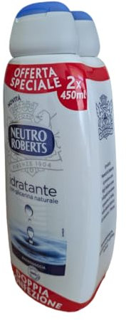 Neutro Roberts idratante con glicerina naturale Bagnodoccia 2 x 450 ml