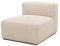 DOMO. collection Sessel Malia, Cord Modul-Sofa, Polsterhocker mit Rückenlehne, Modul-Couch, Einzel-Element, kombinierbar, Polstersessel 85 x 108 x 69 cm (BxTxH), beige