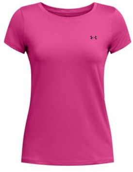 Under Armour Femme UA HG Armour SS, T-shirt compression léger pour femme, T-shirt femme au séchage rapide, haut de compression pour femme
