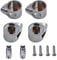 CANJPTON Soft Close Toilet Seat Hinge End Caps Compatible with Roca DAMA Giralda Senso Hall AI0001100R Metal Replacement Parts