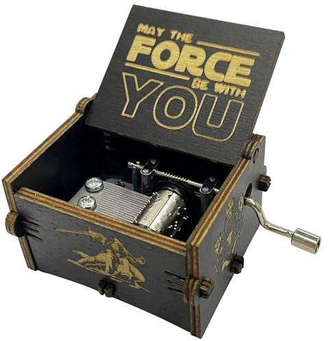 Ubephant Anime Spieluhr, Anime Mini-Spieluhr, Spieluhr Holz, Anime Spieluhr Handkurbel SpieluhrGeschenk Graviert Spieluhren Iustiges Musik-Geschenke für Kinder