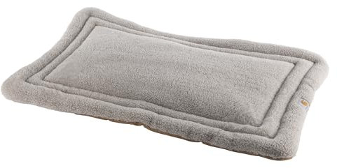 Carhartt Cama de Lona Duradera para Mascotas, Cama Firme para Perros, Color marrón Carhartt (Almohadilla Superior de Sherpa), pequeña