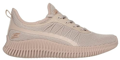 Skechers Bobs Geo-New Aesthetics 117417-TAN, Women Sneakers,Sports Shoes, Beige, 36 EU