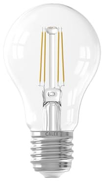 CALEX LED Lampe E27, A60, Filament Klar, 2700K Warmweiß Licht, nicht dimmbar, 10er Pack