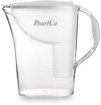 PearlCo - Aktions Wasserfilter inkl. 1 classic Filterkartusche - für Filterkartuschen zur Reduzierung von Kalk, Chlor, Blei & Kupfer - Made in EU