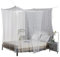 Moskitonetz für Betthimmel, Moskitonetz für Doppelbett und Einzelbett, zum effektiven Schutz vor Mücken,Weiß,200x180x200cm