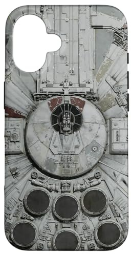 Star Wars Millennium Falcon Close Up Gray Case for iPhone 16