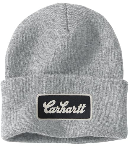 Carhartt Herren Beanie-Mütze Knit Cuffed Script Patch Beanie