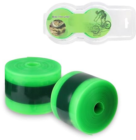 GRELiving 2 Stück Fahrradreifen Liner, 38x2300x1mm Pannenschutzband Fahrrad Reifen Schlauch Protector,Anti Puncture für Mountainbike/Rennräder