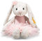 Steiff Hoppie Balletthase 30cm bunt, Plüschtier mit Schlappohren, Flauschiges Stofftier im Ballett-Outfit zum Kuscheln und Spielen, Kuscheltier für Mädchen und Jungen, waschmaschinenfest