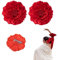Pack 2 | Clips de Pelo de Clavel para Flamenca | Flor Flamenca Pelo | Peineta Flamenca y Accesorios para la Feria de Abril | Sevillana, Boda y Fiesta | Rojo