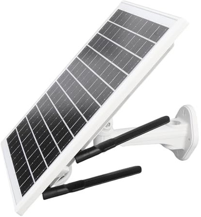 FAUOSWUK Solar Wifi Extender, 15W Outdoor Solar Powered 4G LTE Modem Router, 164ft Signal Repeater 300Mbps, IP66 for Camping RVs