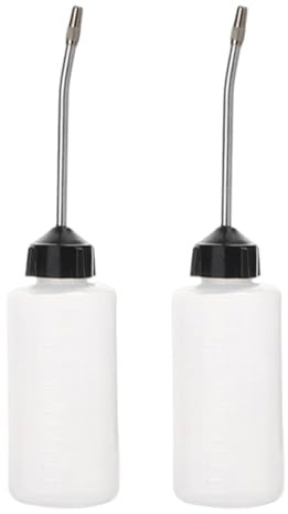 Duroecsain Nähmaschinenöl Flasche | 2 Stück Stickmaschinen Ölflasche | 120 ml Präzisionsaufsatz für Nähmaschinen Elektromotoren Ventilatoren