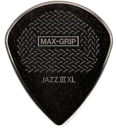 DUNLOP Plektren Max-Grip Jazz III Xl Stiffo Pick 1.38mm - 6er Pack