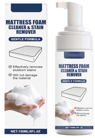 Multi-Surface Mattress Foam Cleaner, Matratzenreiniger und Fleckenentferner-Spray, Kraftvoller Matratzen-Trockenreinigungsschaum, Waschfreies Reinigungsspray für Matratzen und Bettwaren