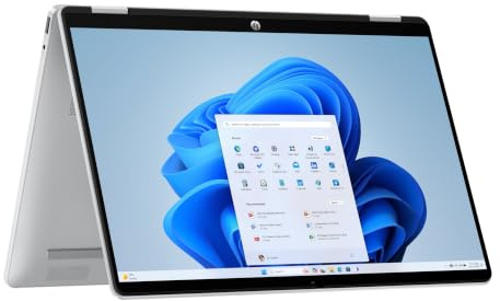 HP OmniBook 5 Flip, Convertibile, AI PC, 14, 2K IPS, Touch | Intel Core 5 120U, 16 GB RAM, 512 GB SSD, Windows 11, 14-fp0002slx, Argento, Multitasking, QWERTY Italiano