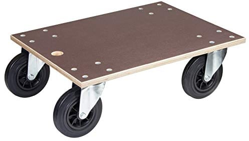 WAGNER Transporthilfe MM 1148 I 78 x 59 x 26 cm - Tragkraft 750 kg - Multiplex - für schwer beladene Kisten, Geräte & Behälter I Trageloch I rutschfeste Oberfläche I FSC®-Zertifiziert - 20114801