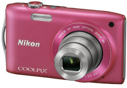Nikon Coolpix S3300 Digital Camera - Pink (16MP, 6x Optical Zoom) 2.7 inch LCD