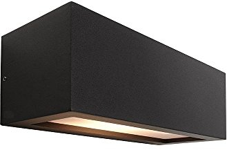 Wandleuchte Rilongo Außenleuchte, 220-240V AC/50-60Hz, E27, 18W, IP54, anthrazit