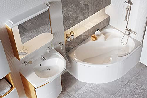 Baignoire Rosa I - 160 x 105 cm, Sans tablier, Gauche