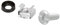 Lot de 50 vis de fixation 6 mm Avec rondelle et écrou-cage Pour systèmes d'armoire de rack de serveur 48,3 cm [19]