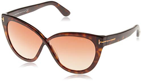 Tom Ford Unisex-Erwachsene FT0511 52B 59 Sonnenbrille, Braun (Avana Scura/Fumo Grad)