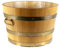 HolzFee Pflanzkübel XL Blumenkübel Premium Ø 53 x H 35 cm Eiche Bodentyp 2