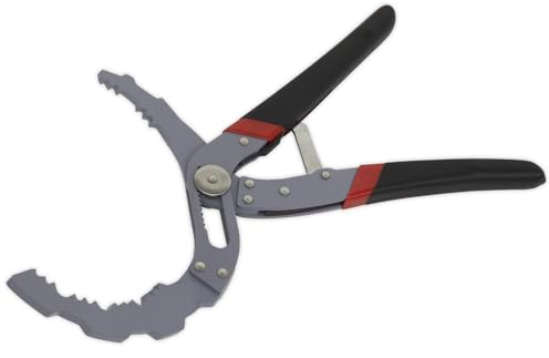 Sealey AK6421 Self Adjusting Oil Filter Pliers - Angled