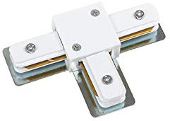 QAZQA - T-Verbinder für 1-phasige Schiene weiß - Iconic - - LED geeignet