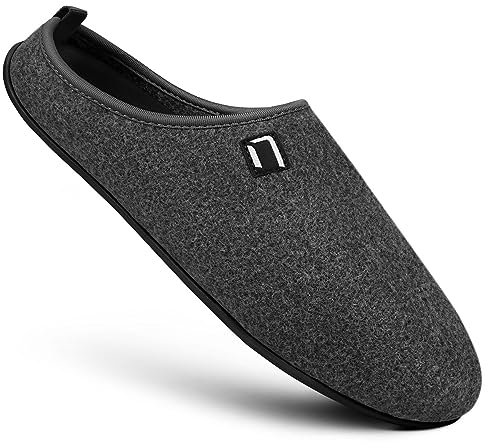 Nanga Unisex Wool Slipper Hausschuh, schwarz, 46 EU