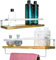 ONYXONE® 2er Set Wandregal Holz aus Kiefer als/Küchenregal/Schweberegal/hängeregal/Regalbrett mit Handtuchhalter/Gewürtzregal/Holzregal für Badezimmer, Küche, Schlafzimmer, Wohnzimmer