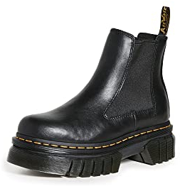 Dr. Martens 27148001, Anfibi Donna, Black Nappa Lux, 38 EU