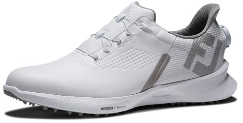 FootJoy Herren Fj Fuel Boa Previous Season Style Golfschuh, Weiß/Weiß/Blau Jay