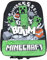 Mad Engine Minecraft Creeper Boom Rucksack, Büchertasche, Schwarz, Einheitsgröße, Casual