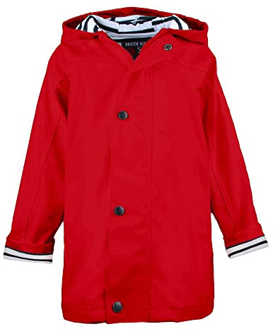 Breizh Ocean - Ciré Imperméable Enfant Elven, Intérieur Rayé Marinière avec Capuche - 1 an à 14 Ans