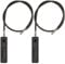 2 Pack Combination Lock 4-Digit Steel Cable Combination Padlock, Diameter 1/5, Length 23, Suitable for Cabinet, Lockers, Fence, Toolbox, Gate, Pet Door, Refrigerator Door, Helmet