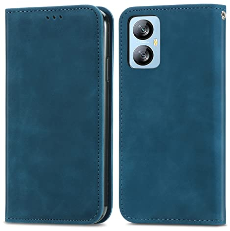 Hülle Kompatibel with Blackview A52，Blackview A52 Pro PU Leder Wallet Ständer Case, Lederhülle [Stand Function] [Card Slots] Handyhülle für Blackview A52 Blau