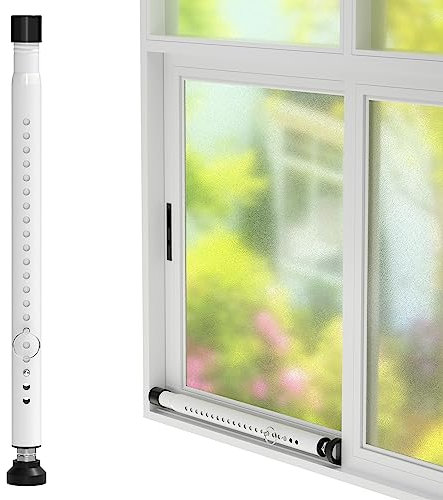 Barra di sicurezza per porta scorrevole DEROFIT, da 16 a 51 pollici, barra di sicurezza per portafinestra scorrevole interna, barre di sicurezza regolabili per finestre, per la sicurezza di casa e