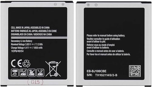 AMTRADE Batteria Compatibile con Samsung Galaxy J1 J100 SM-J100H EB-BJ100CBE 1850MAH