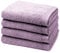 Möve - Superwuschel - 4 X Handtuch - im Set - Baumwolle (50 X 100cm Lilac)
