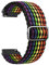 Amzpas für Anio 5 Armband,Nylon 20mm Kinder Verstellbares Geflochtenes Ersatzarmbänder für Anio 5 Mädchen Jungen (Regenbogen)