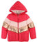 Gifts Treat Cappotto da ragazza giacca impermeabile rosa con cappuccio per bambini cappotti invernali caldi trapuntati piumino per bambini, colore bacca, 4-14 anni, Bacca, 4-5 Years