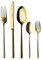 Mäser, Serie Oneda, Besteck-Set, Edelstahl Besteck-Set für 6 Personen, Weißgold